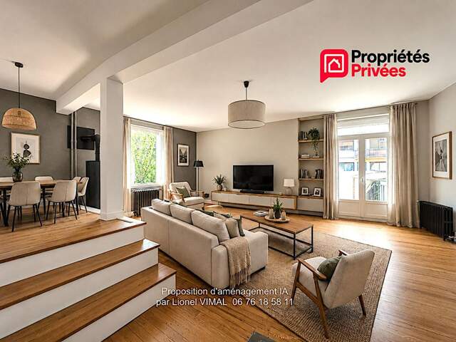 Maison T7 ( 5 ch ) 162 m2 avec garage, terrasse et cave — photo du bien