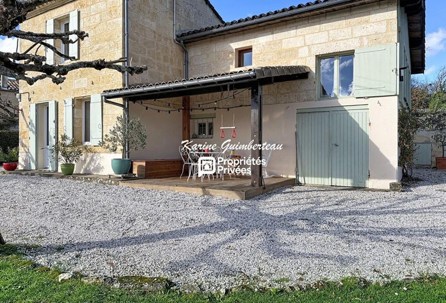 Maison en pierre avec vue, 4 chambres, petit garage, jardin — photo 1