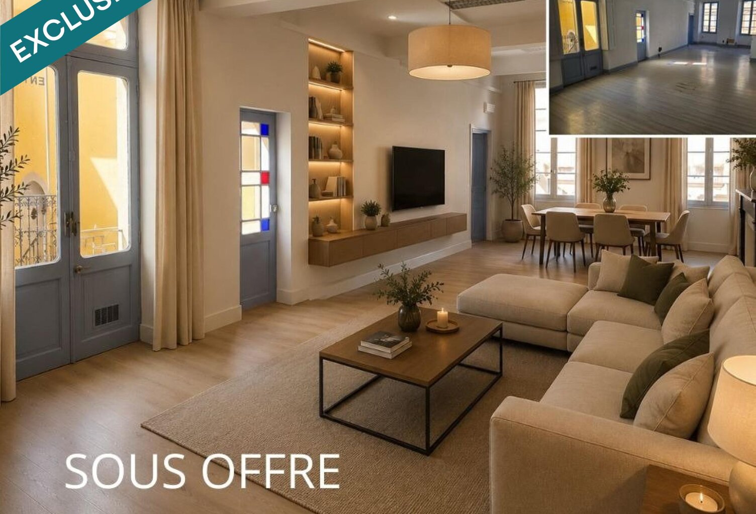 Appartement centre-ville 124 m² avec terrasse privative — photo 1