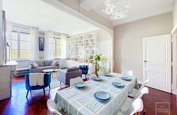 LYON 4E - APPARTEMENT FAMILIAL DE 148 M² - VUE DÉGAGÉE SUR LE RHÔNE ET LE PARC - CHARME DE L'ANCIEN — photo 4