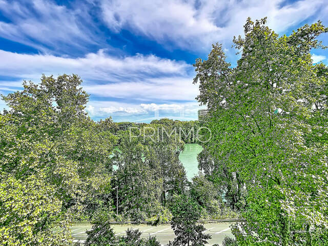 LYON 4E - APPARTEMENT FAMILIAL DE 148 M² - VUE DÉGAGÉE SUR LE RHÔNE ET LE PARC - CHARME DE L'ANCIEN — photo du bien
