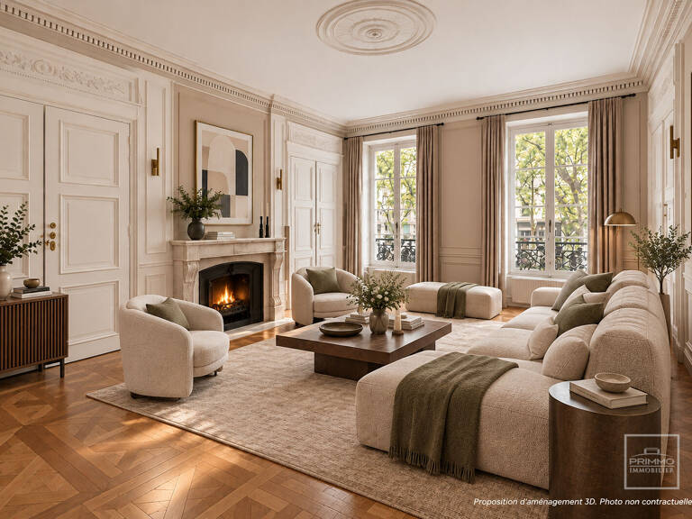 LYON 6EME COURS FRANKLIN ROOSEVELT - APPARTEMENT BOURGEOIS DE 108 M² - CHARME DE L'ANCIEN — photo 1