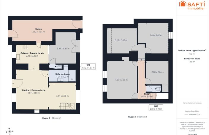Belle maison de 124 m2 avec 3 chambres, jardin et Studio équipé — photo 3