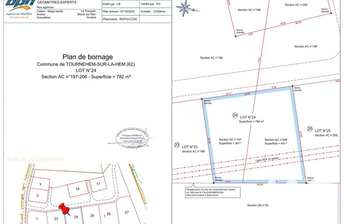 Vente Terrain à bâtir 782 m&sup2; — photo 2