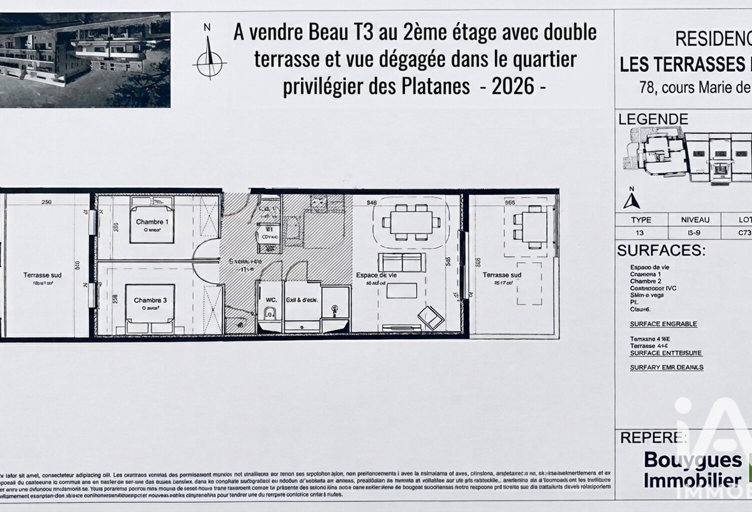 Vente Appartement 3 pièces — photo 1