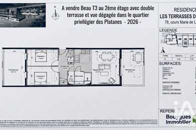 Appartement 3 pièces 235000 €