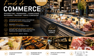 Commerce  28 m² à vendre à Toulouse (31400)