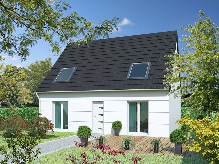 Faites construire votre maison 106.43 m² avec terrain à SAINT-ESCOBILLE (91) ! — photo 1
