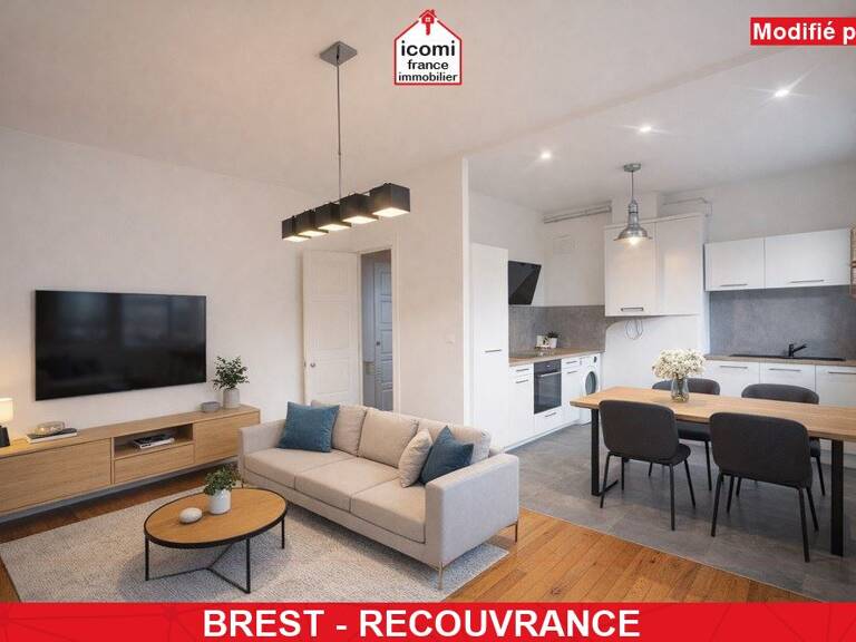 FINISTERE - Brest (29200) - A VENDRE - APPARTEMENT - T3 - 2 CHAMBRES - DPE D - AUCUNS TRAVAUX - DPE D - STATIONNEMENT AISE — photo 1