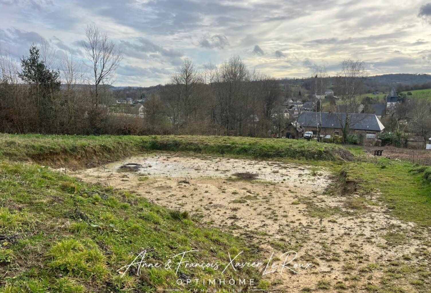Terrain à vendre viabilisé de plus de 2100 M2 vue dégagé au calme Bonneville la louvet — photo 1