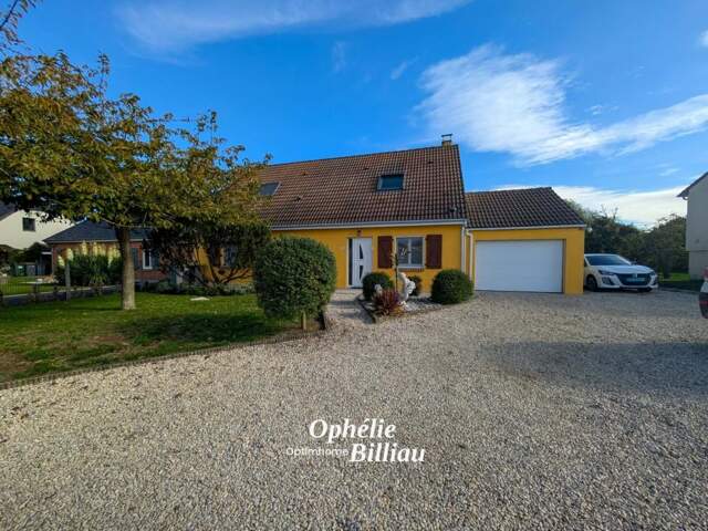 Maison individuelle semi plain pied 143 m², 5 chambres, terrain 1 385 m² à Calonne-sur-la-Lys — photo du bien