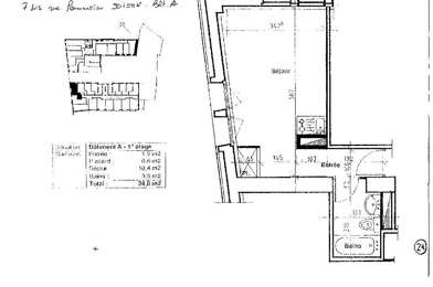 Appartement 1 pièces 520 €