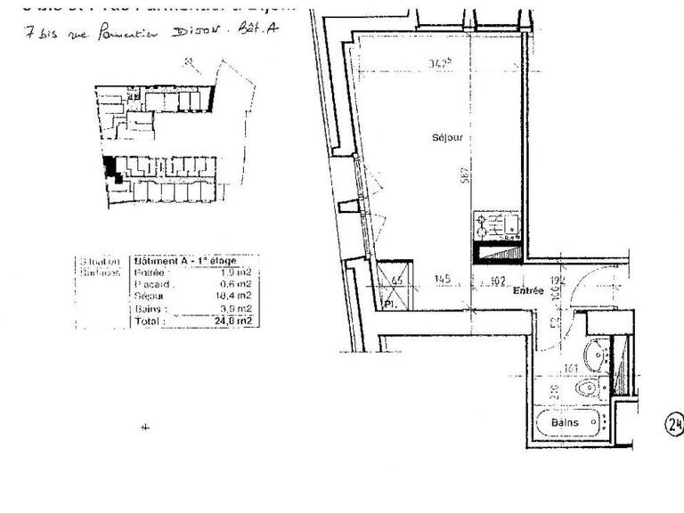 Studio de 24m2 à louer sur Dijon — photo 1