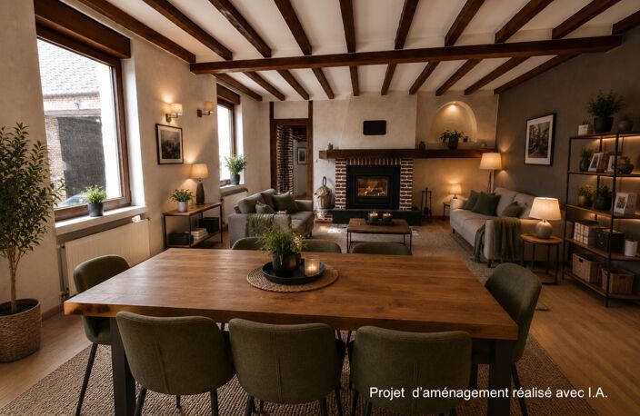 Fermette en cours de rénovation – 178 m² – Terrain 1 382 m² – Dépendances et Grange — photo 2