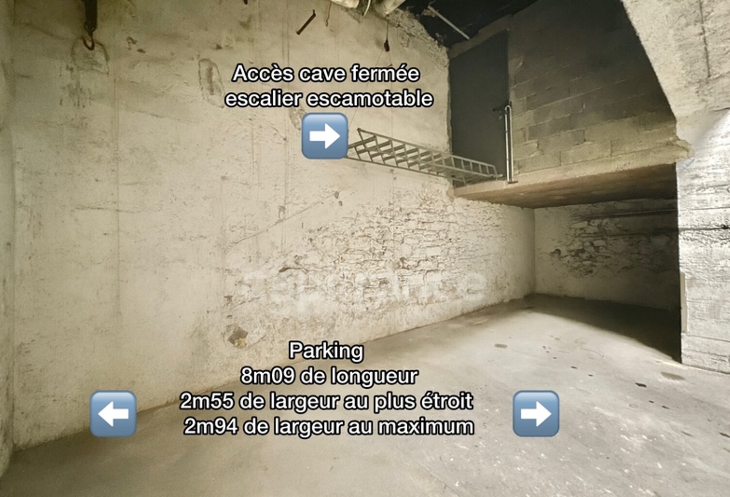 Parking atypique couvert 22 m² + cave intégrée 8 m² — photo 1