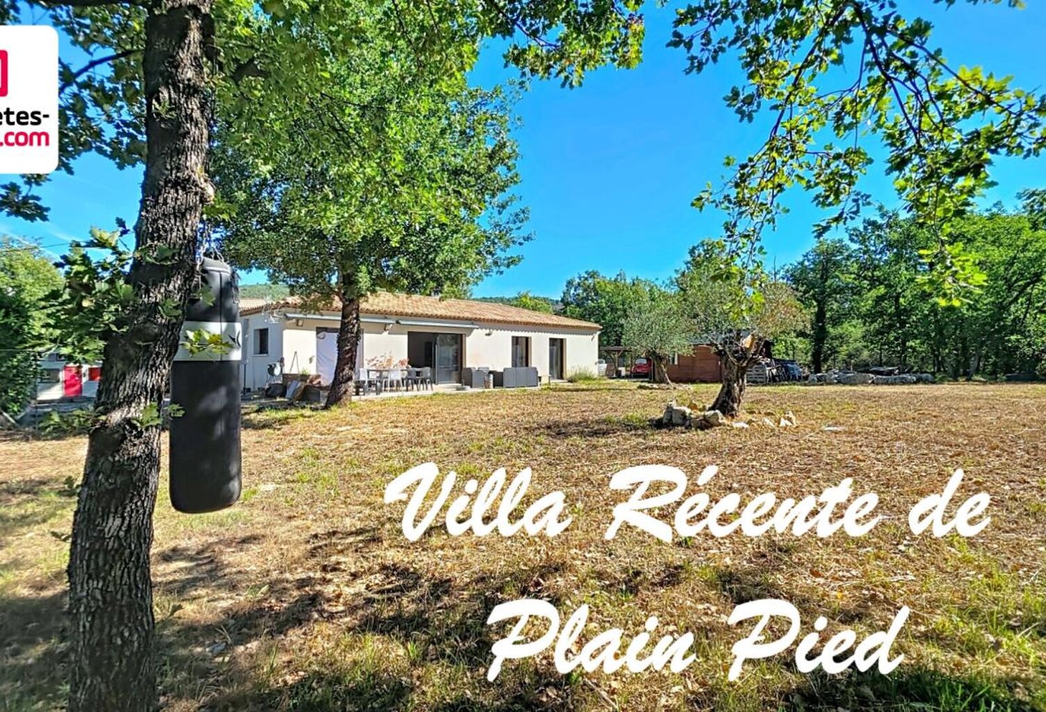VILLA DE PLAIN PIED 5 PIECES DE 120 M2 ET TERRAIN CLOS ET PLAT  DE 2000 M2 — photo 1