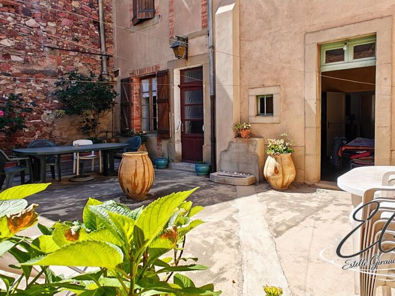 Maison de village de caractère avec cour intime et grand garage  à Caunes-Minervois — photo 1