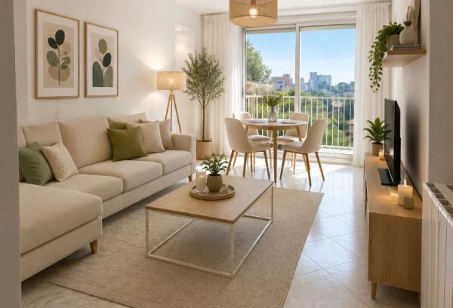 Appartement Martigues 3 pièce(s) 60 m2 avec balcon — photo 1