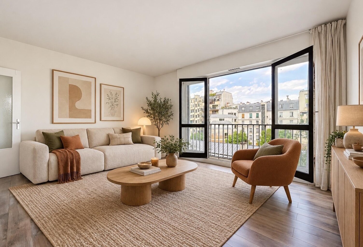 2 PIECES- CLAIR - CALME - VUE DEGAGEE — photo 1