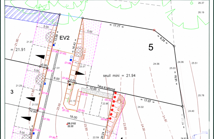 Vente Terrain à bâtir 435 m&sup2; — photo 2