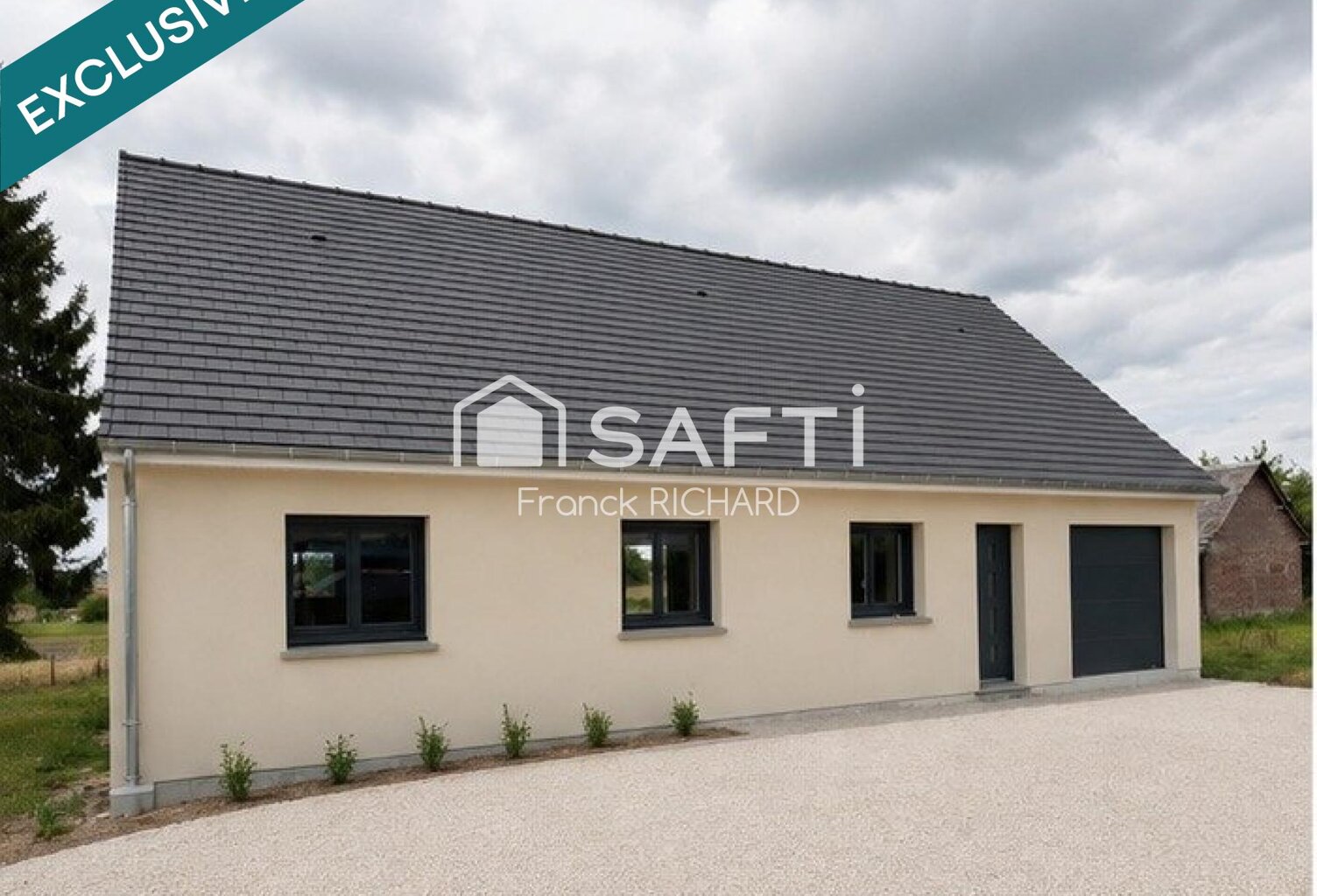 Maison neuve de plain-pied  96 m²  3 chambres  Garage  Cuy-Saint-Fiacre — photo 1