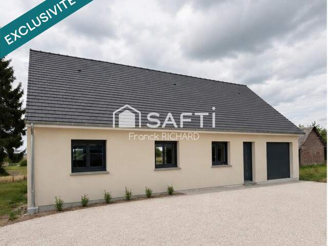 Maison neuve de plain-pied  96 m²  3 chambres  Garage  Cuy-Saint-Fiacre — photo du bien