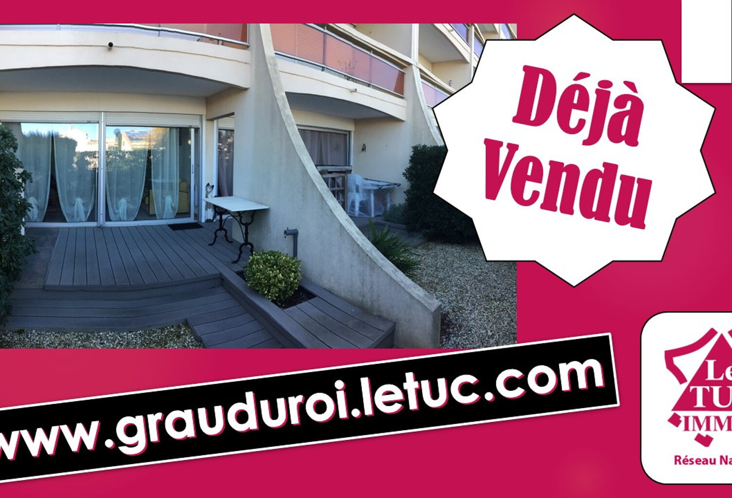 P2 Rez de Jardin - BOUCANET 50m2 — photo 1