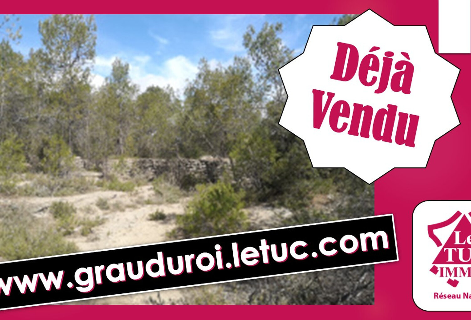 À Vacquières (34), terrain à vendre 3.6 Hectares — photo 1