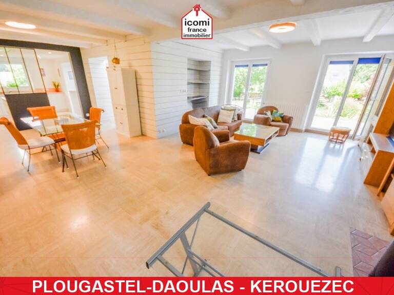 FINISTERE - Plougastel-Daoulas (29470) - A VENDRE - MAISON INDIVIDUELLE T7 229M² DE 1971 - BELLES PRESTATIONS - 5 CHAMBRES - SOUS-SOL COMPLET - AUCUNS TRAVAUX - TERRAIN DE 1235M² — photo 1