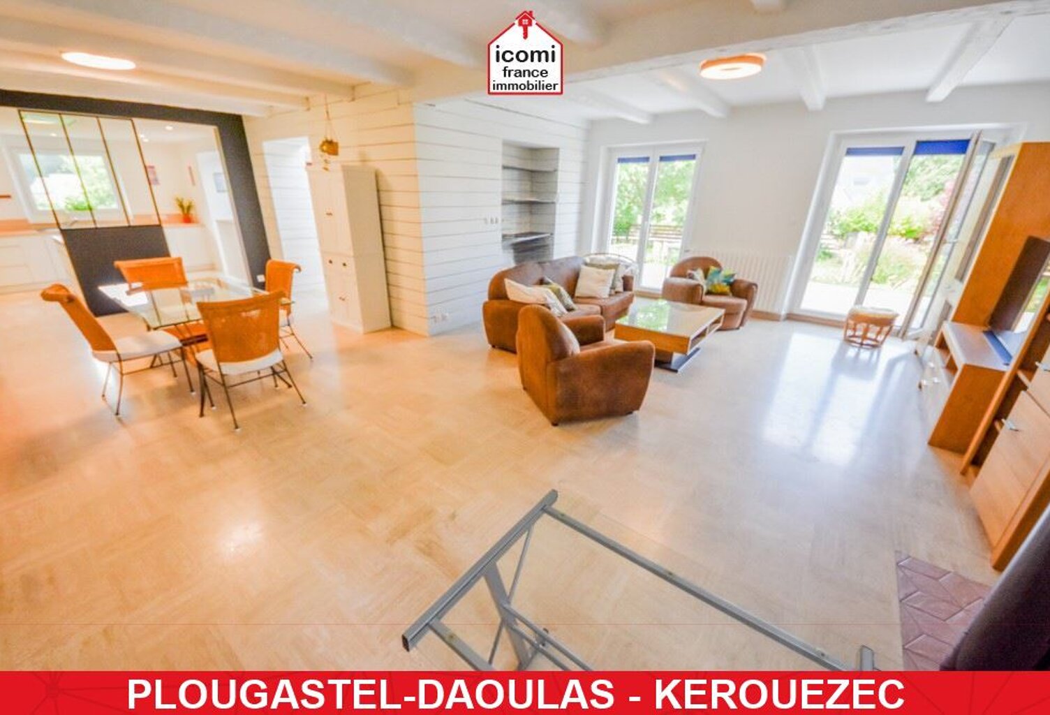FINISTERE - Plougastel-Daoulas (29470) - A VENDRE - MAISON INDIVIDUELLE T7 229M² DE 1971 - BELLES PRESTATIONS - 5 CHAMBRES - SOUS-SOL COMPLET - AUCUNS TRAVAUX - TERRAIN DE 1235M² — photo 1