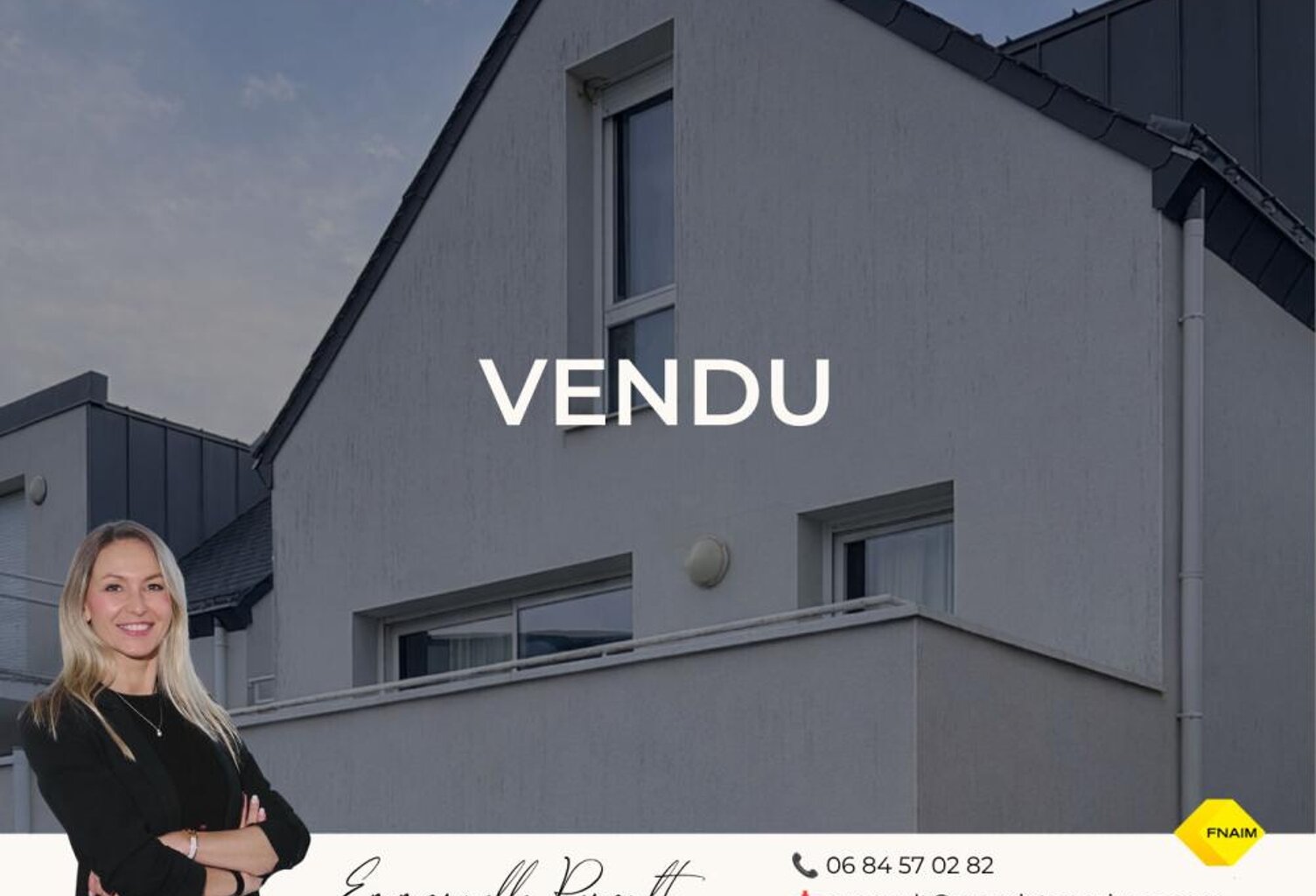 SURZUR Appartement T3 en DUPLEX de 67,70 m2. Terrasse, garage fermé et parking. À pied du bourg — photo 1