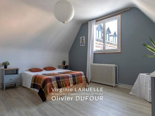 Rouen ,appartement dernier étage avec vue, cave, parking et jardin commun — photo du bien