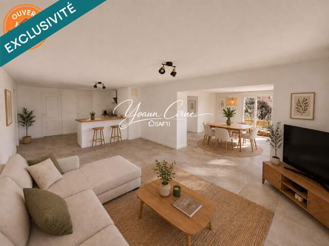 Appartement type 4 120 m2 entièrement rénové avec jardin et parking — photo du bien