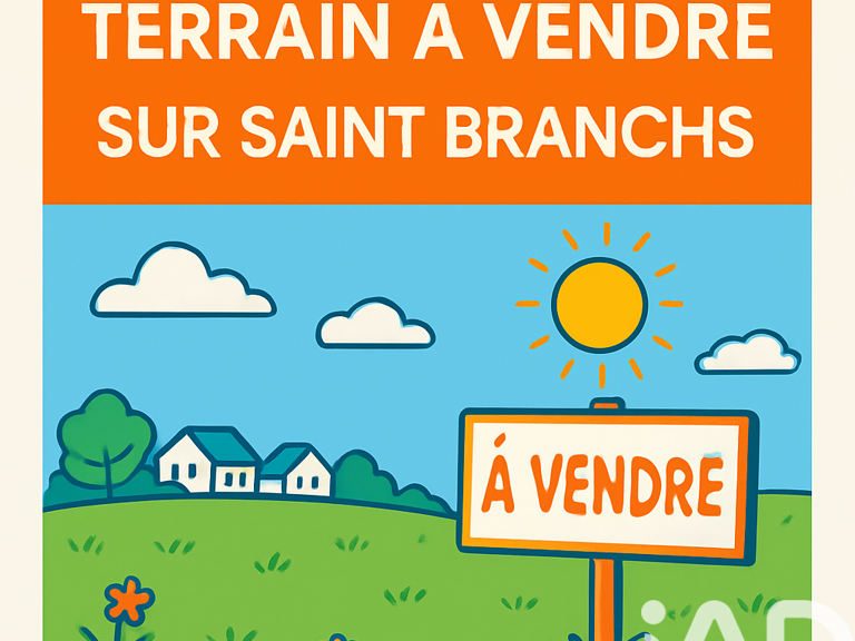 Vente Terrain à bâtir 744 m&sup2; — photo 1