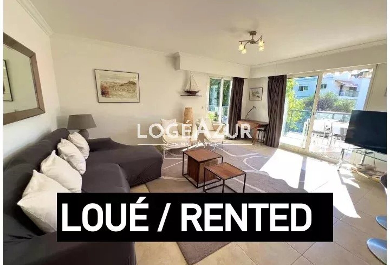 LOCATION MEUBLÉE JUAN LES PINS - 2 CHAMBRES - PARKING - PISCINE — photo 1