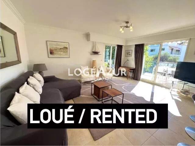 LOCATION MEUBLÉE JUAN LES PINS - 2 CHAMBRES - PARKING - PISCINE — photo du bien