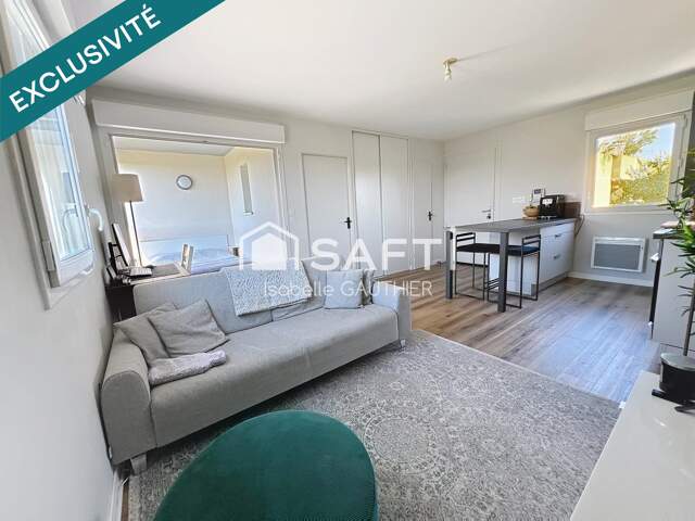 Appartement T1 BIS 33 m² meublé et rénové, dernier étage, avec garage fermé — photo du bien