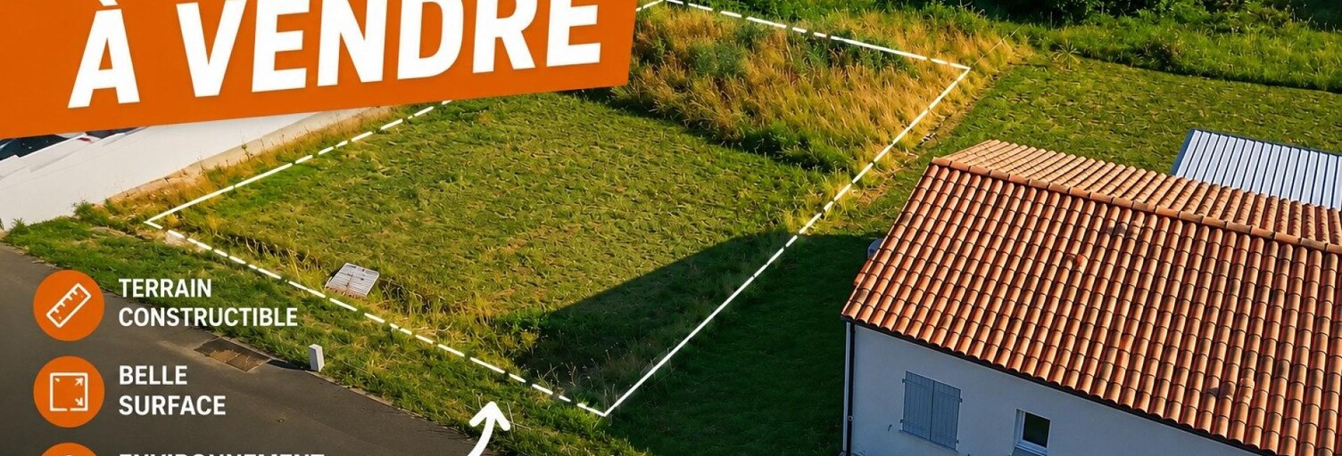 Terrain  518 m² à vendre à Meursac (17120)