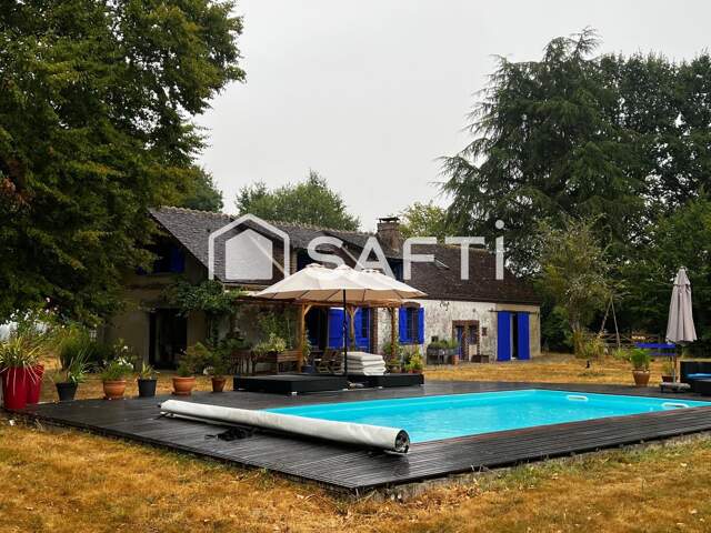 Longère de charme avec piscine dans le Perche. — photo du bien