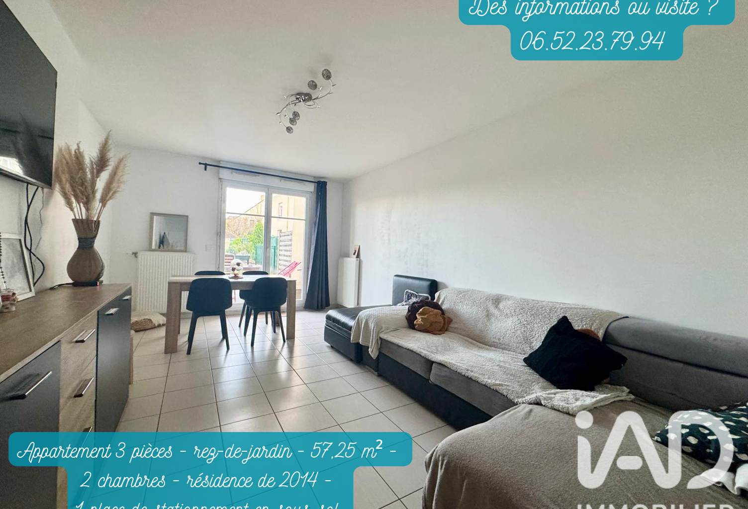 Vente Appartement 3 pièces — photo 1