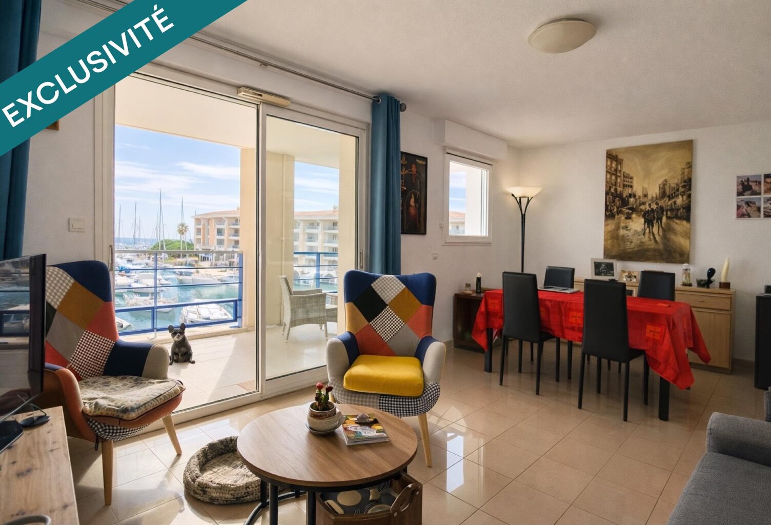 Appartement avec vue exceptionnelle sur le port de Fréjus — photo 1