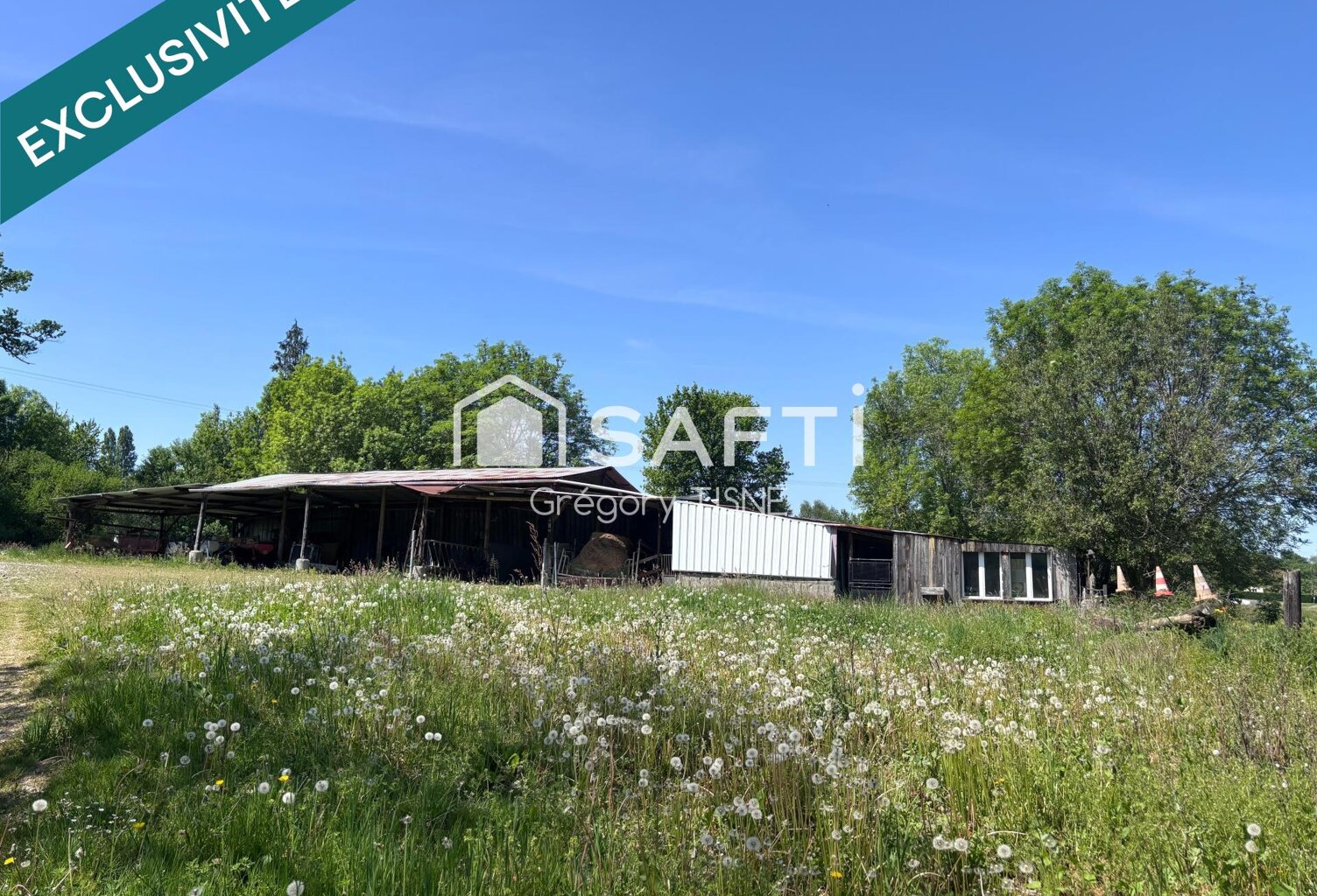 Une belle opportunité pour vos projets agricoles accompagnée de son hangar — photo 1