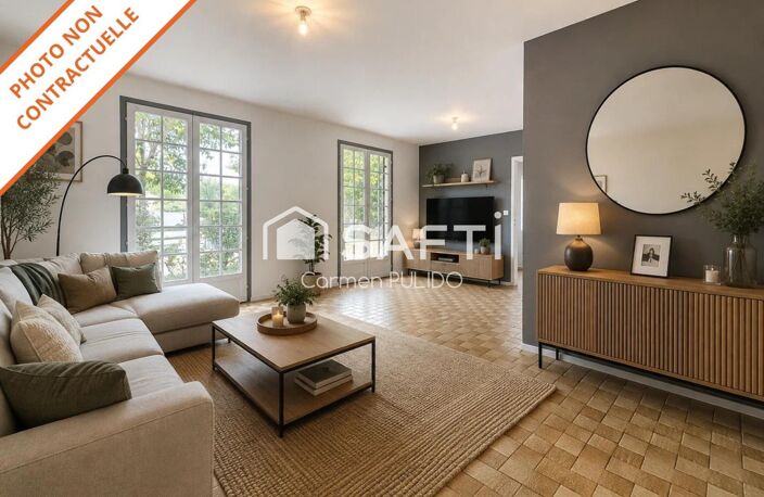Maison de plain-pied : 2 chambres, un bureau, garage, grand terrain — photo 4