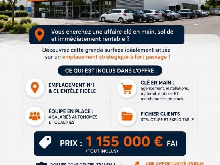 Murs et fonds de commerce, affaire clé en main — photo 1