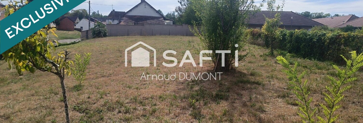 Terrain  1681 m² à vendre à Sainte-Croix-en-Bresse (71470)