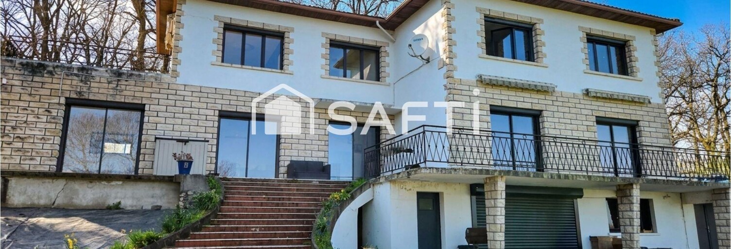 Maison 8 Pièces 225 m² à vendre à Savignac-sur-Leyze (47150)