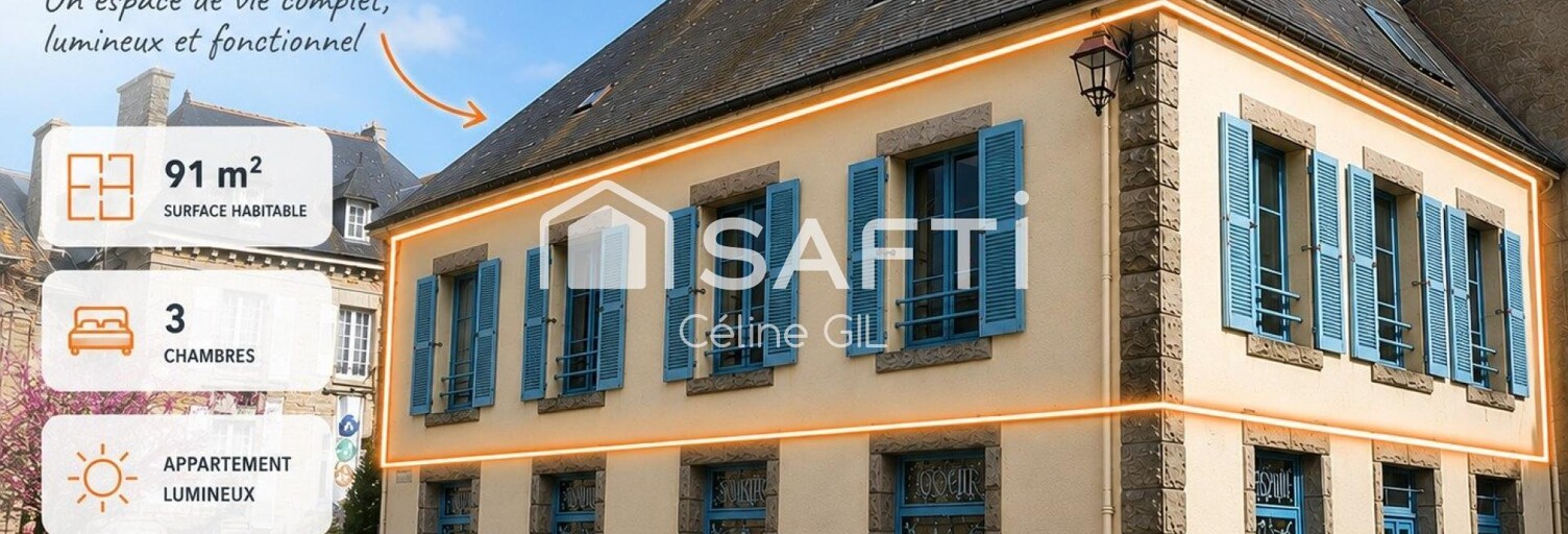 Appartement 4 Pièces 91 m² à vendre à Josselin (56120)