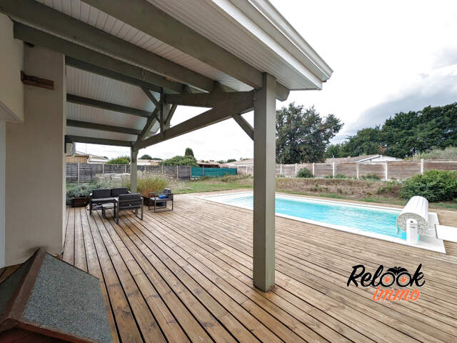 Maison de plain-pied avec piscine    4 chambres - 125m2 - Te — photo du bien