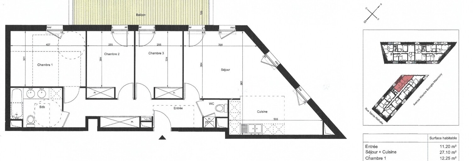 Appartement 4 Pièces 76 m² à vendre à Toulouse (31200)