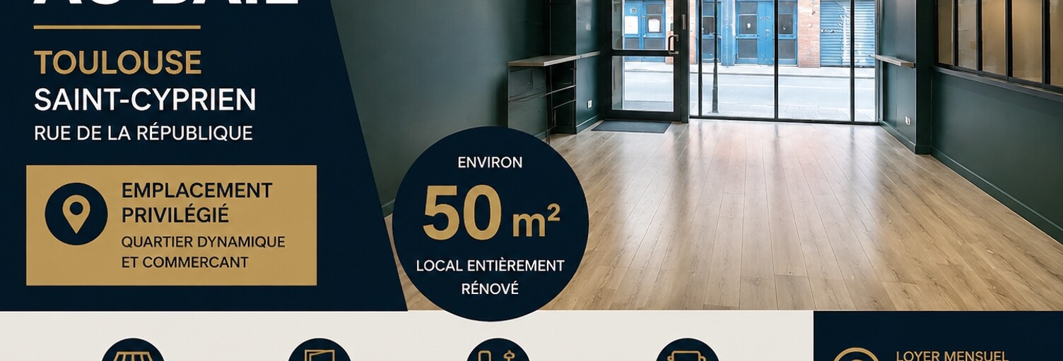 Commerce  50 m² à vendre à Toulouse (31300)